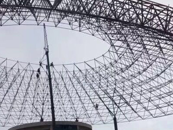 宣城篮球馆球形网架厂家价格